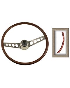 Volvo Stuurwiel hout P1800 incl. nr 666999