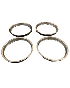 Wielsierring, Wheel trim ring, Set, 14 Inch, Volvo 240 Serie, 242, 244, 245, 740, Gebruikt, Used